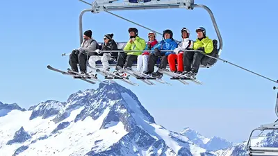 59 Liftanlagen erschließen das Skigebiet Les 2 Alpes