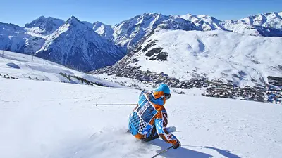 Skifahren in Les 2 Alpes