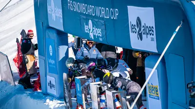 FIS Snowboard Weltcup in Les Deux Alpes