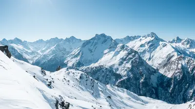 Panoramablick Les 2 Alpes