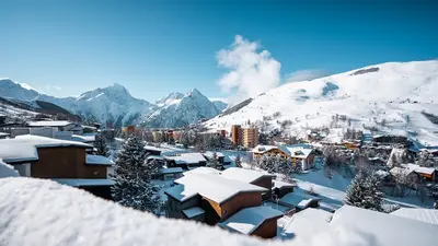 Blick auf Les Deux Alpes