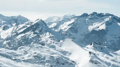 Spektakuläre Bergwelt in Les 2 Alpes