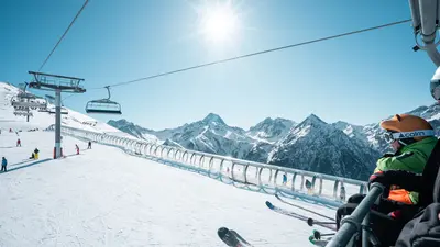 Skilift im Skigebiet Les 2 Alpes