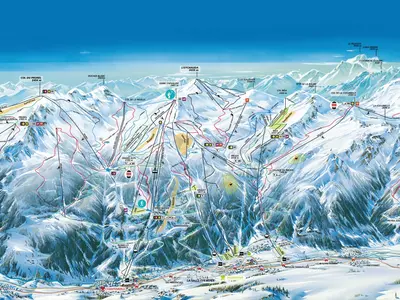 Pistenplan Serre Chevalier (Grand Serre Ché)