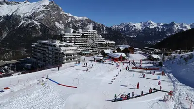 Blick auf das Kinderland