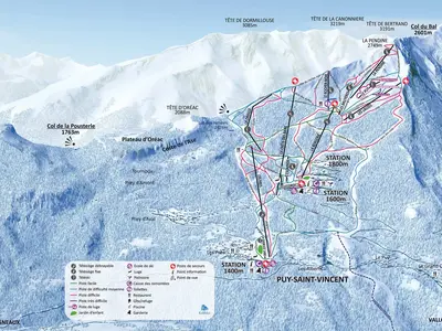 Pistenplan Puy-Saint-Vincent