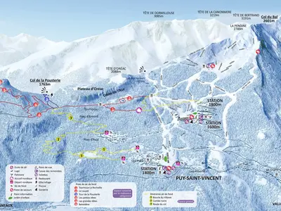 Pistenplan Puy-Saint-Vincent