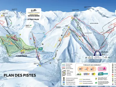 Pistenplan Espace Lumière