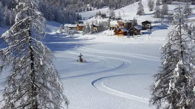 Gewalzte Skatingspuren