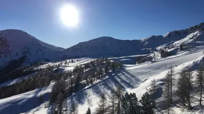 Blick auf die Piste