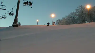 La Bresse Hohneck am Abend