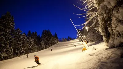 Nachtskifahren in La Bresse Hohneck