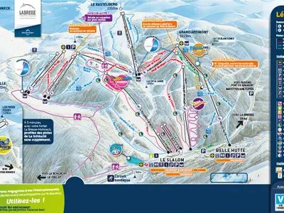 Pistenplan La Bresse Hohneck