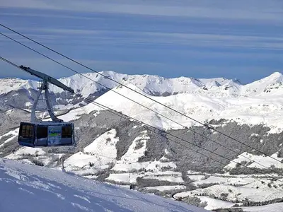 Gondel im Skigebiet Le Lioran © Office de Tourisme du Lioran, Foto: Thierry Marsilhac