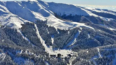 Luftaufnahme von Le Lioran