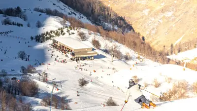 Skifahren in Gourette