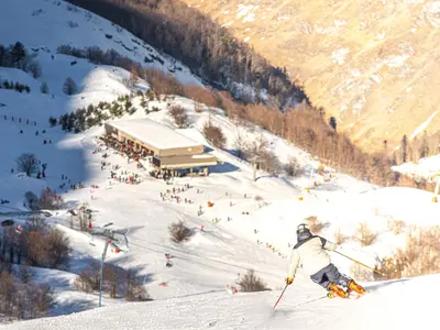 Skifahren in Gourette © EPSA