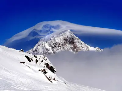 Blick auf den Monte Bianco © Consorzio operati turistici La Thuile