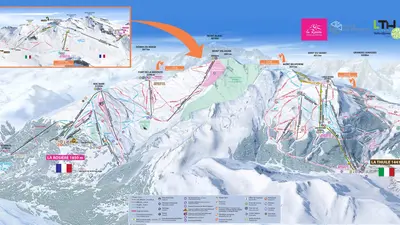 Pistenplan San Bernardo