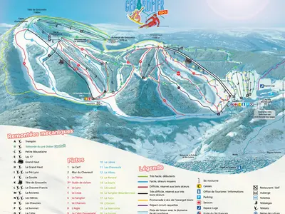 Pistenplan Gérardmer