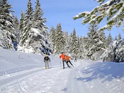 Langläufer in Lac Blanc © Vallée de Kaysersberg Tourisme