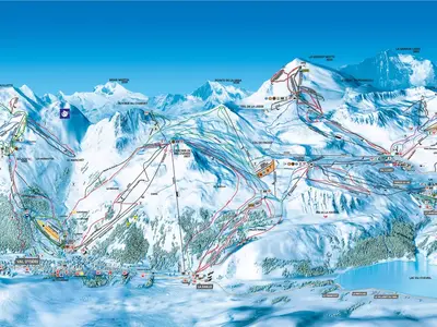 Pistenplan Val d'Isère
