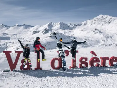Skifahren in Val d`Isère © Val d'Isère Tourisme / Tristan Shu