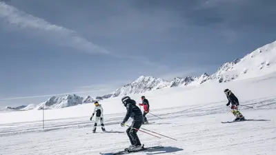 Skifahren im Val d`Isère