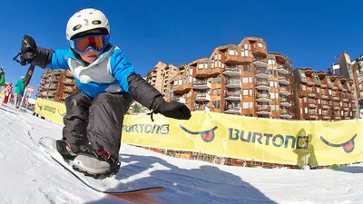 Snowpark für Kinder mitten in Avoriaz