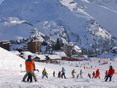 Die Talabfahrt nach Avoriaz © S. Lerendu - Avoriaz tourisme