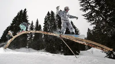Der ökologische Snowpark The Stash