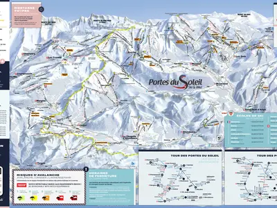 Pistenplan Avoriaz