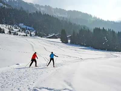 Langläufer in Châtel © V. Thiébaut