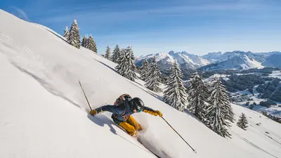 Freeriden in Les Gets