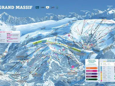 Pistenplan Flaine