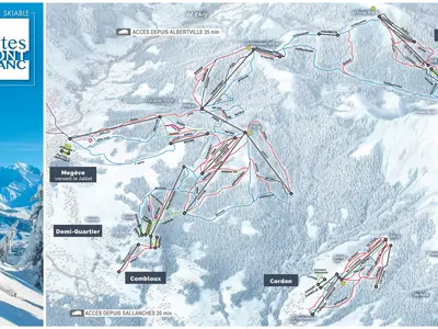 Pistenplan La Giettaz