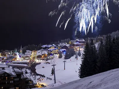 Feuerwerk über Courchevel © Courchevel Tourisme/David André