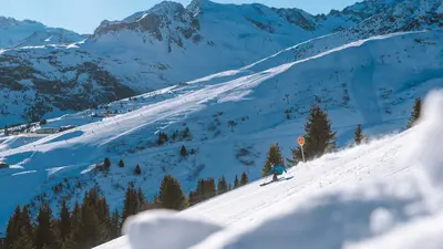 Skipiste in Courchevel