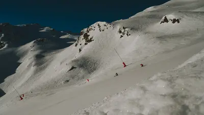 Skipiste in Courchevel