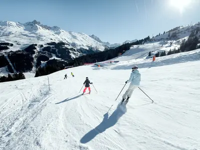 Skifahren in Méribel © Les 3 Vallées / David André