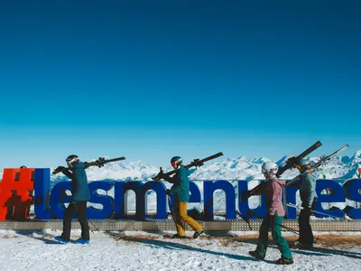 Aussichtspunkt in Les Menuires © Arthur Bertrand