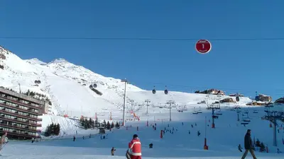 Blick auf die Piste Nr. 1