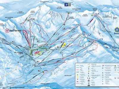 Pistenplan Val Thorens