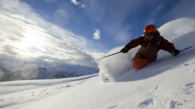 Freerider auf der Piste