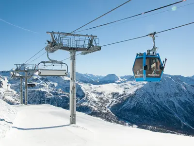 Kombibahn in Montgenèvre © OT Montgenèvre / Vincent Trenson