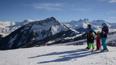 Blick auf Le Corbier