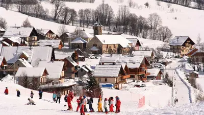Kinderskikurs mit Lehrer