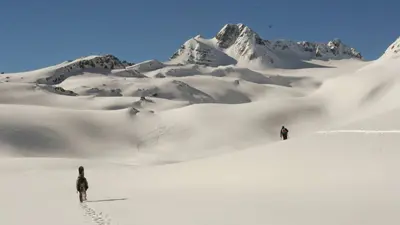 Freerider in den Bergen