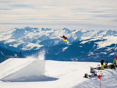 Snowpark im Skigebiet Paradiski © paradiski