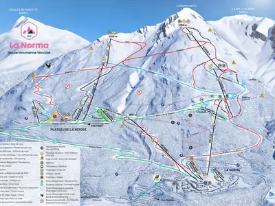 Pistenplan La Norma